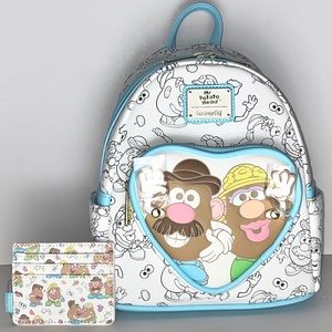 Loungefly Hasbro Mr. & Mrs. Potato Head Mini Backpack & Card Holder